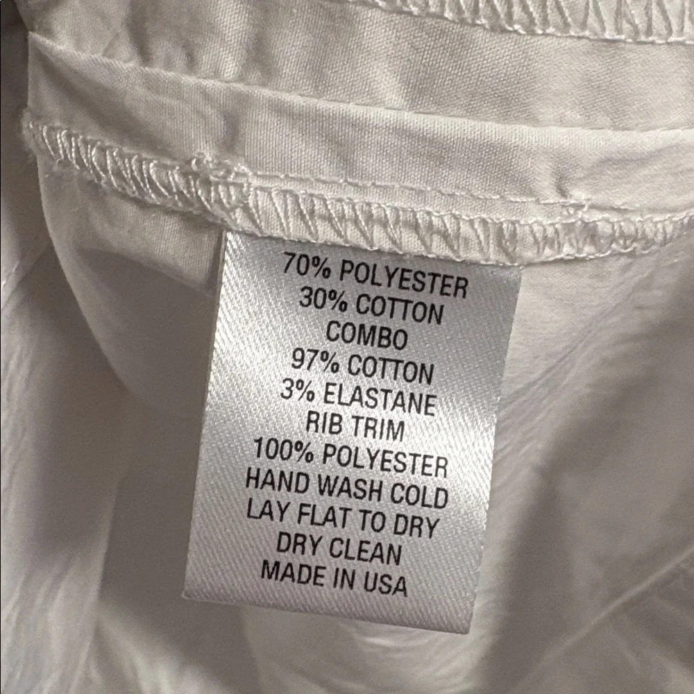 EUC [Pearl by Lela Rose] Poplin Embroidered Sweater Layer Combo Dress Women’s S - Picture 15 of 15